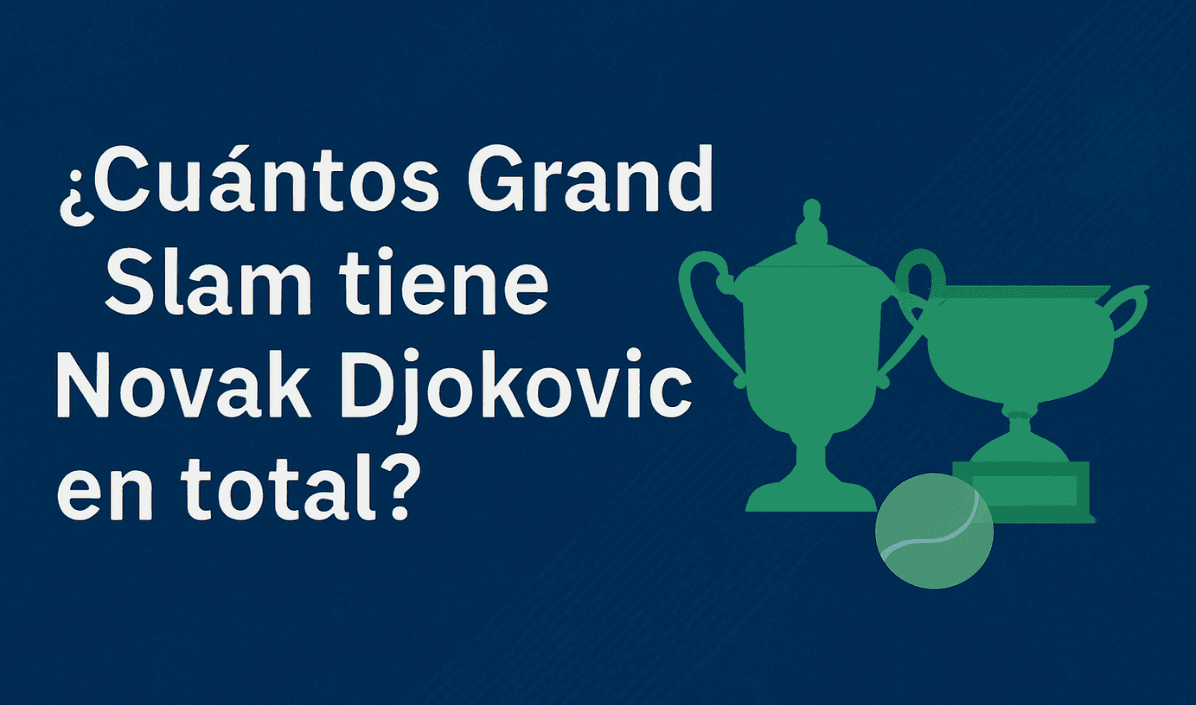 Cuántos Grand Slam tiene Novak Djokovic