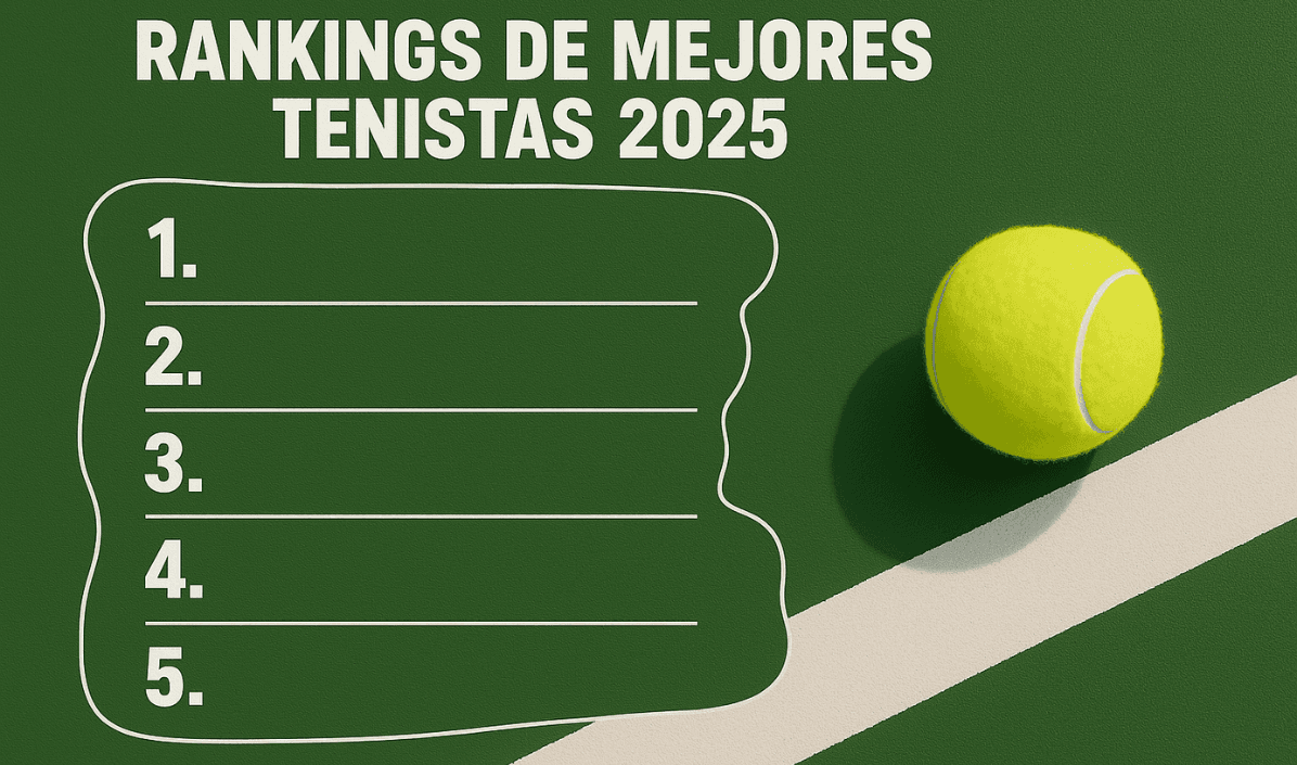 Ranking de los mejores tenistas 2025