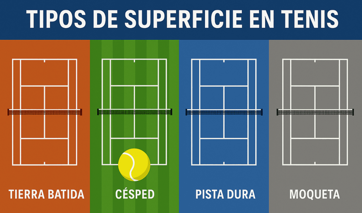 Tipos de superficie en tenis