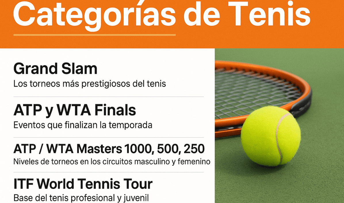 Categorías de tenis
