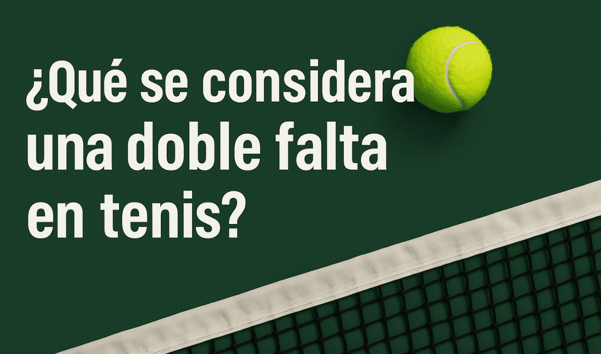 doble falta en tenis
