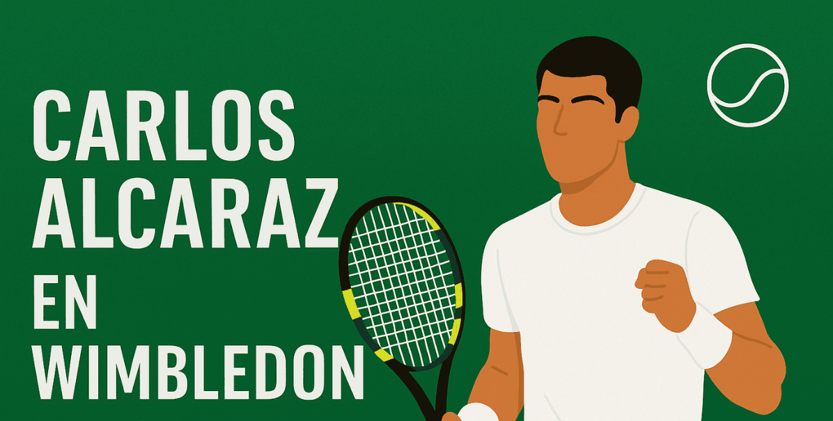 Carlos Alcaraz en Wimbledon