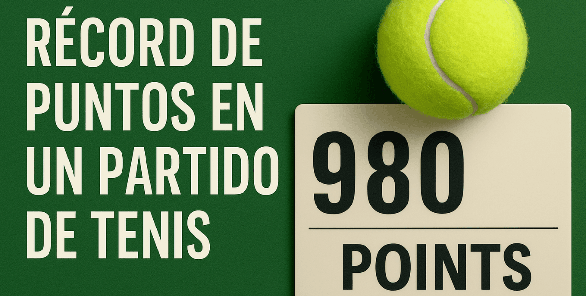 Récord de puntos en un partido de tenis
